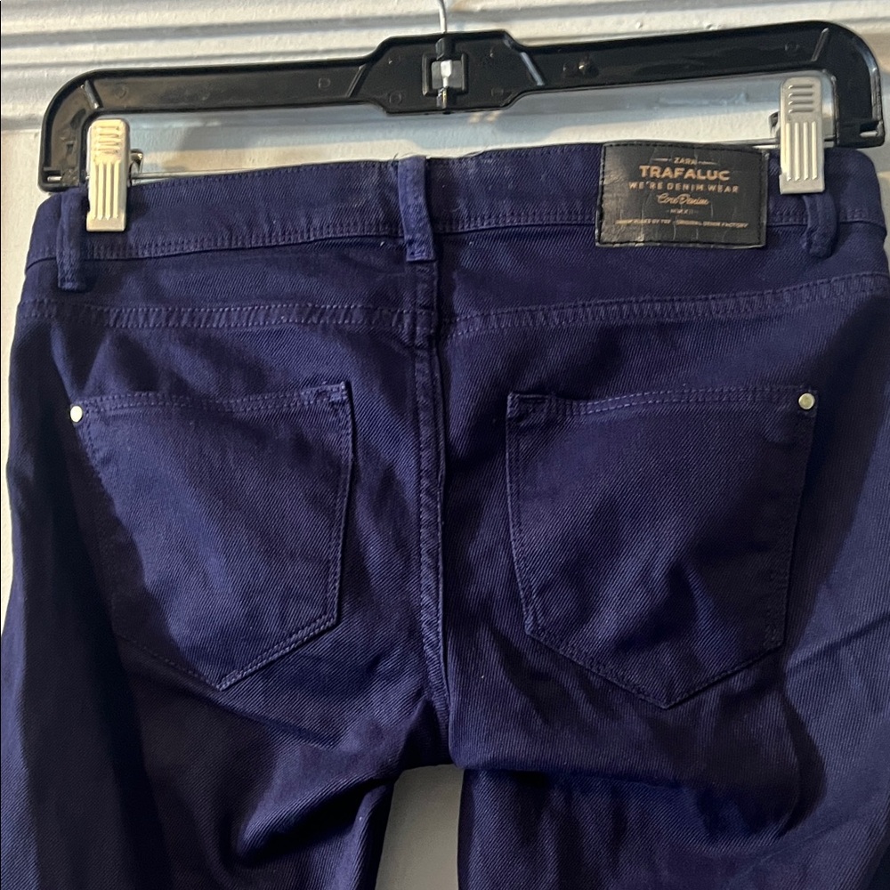 Trafaluc Purple Denim Pants - Picture 5 of 7